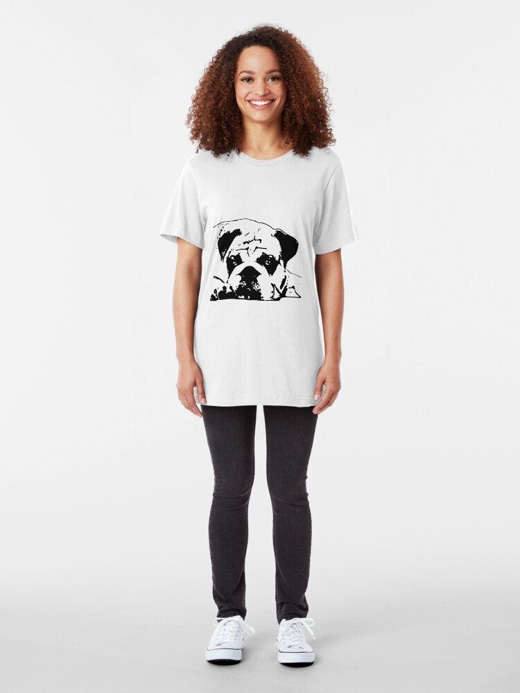 Alternate view of sad dog Slim Fit T-Shirt
