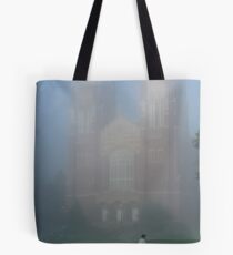 Golf with fog Tote Bag
