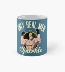 Nur echte Männer funkeln Tasse