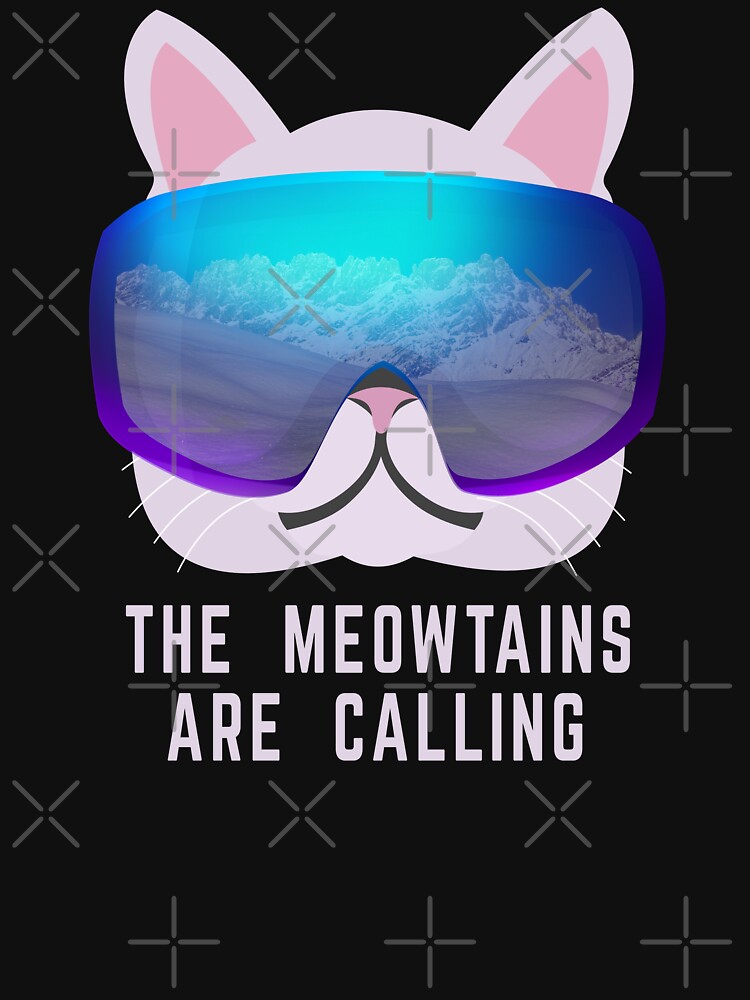 The Meowtains are calling Ski Cat by PlantVictorious