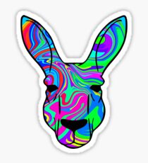 Colorful Kangaroo Sticker