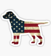 Pegatina Perro americano