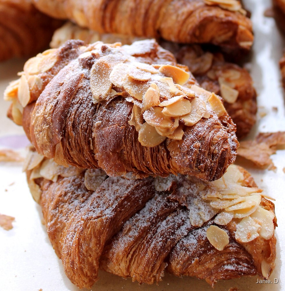 "Almond Croissant" by Janie. D Redbubble