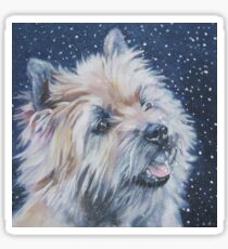 Cairn Terrier Fine Art Painting Sticker