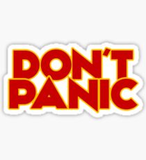 Dont Panic - The Hitchhiker's Guide to the Galaxy Sticker
