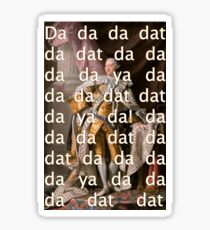 You'll be Back Hamilton King George III Da dat Sticker