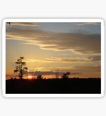 Beautiful October Sunset 2015 Sticker