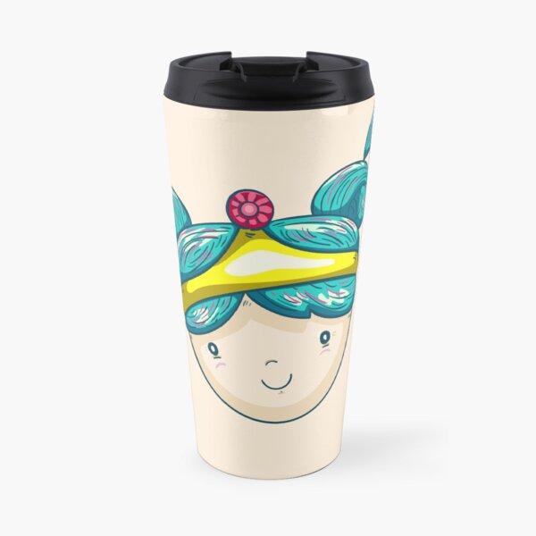 pigtails princess Travel Mug
