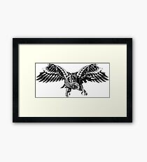 Ornate Falcon Framed Print