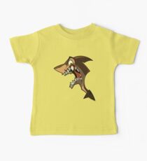 Angry brown shark with shading Baby Tee