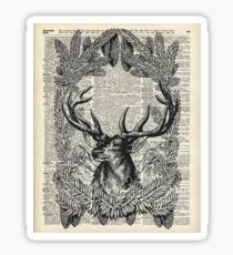 Christmas Stag,xmas gift,reindeer decor Sticker