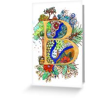 "B - an illuminated letter" by wiccked | Redbubble