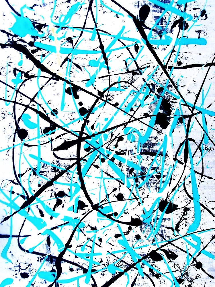 Abstract Splatter Painting By Jlv Redbubble   Flat,1000x1000,075,f.u1 