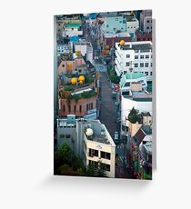 A Street in Daegu Greeting Card