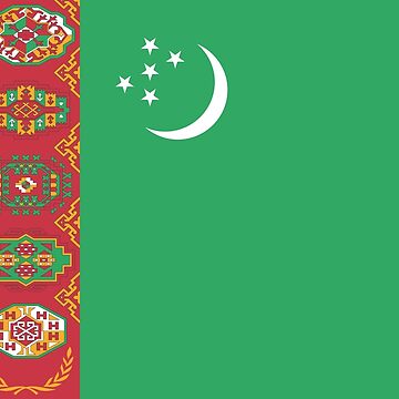 Aperçu de l'œuvre Drapeau du Turkménistan de Shorlick