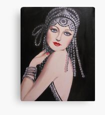 ROARING 20'S LADY Canvas Print