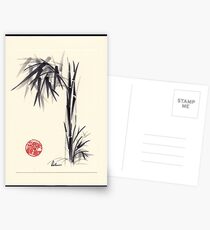 "Gray Morning" Huntington Library & Gardens Plein Air drawing/painting Postcards