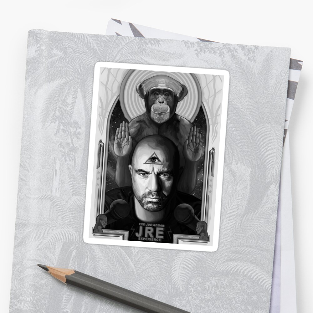 "The Joe Rogan Experience" Sticker by RedBenj2 | Redbubble