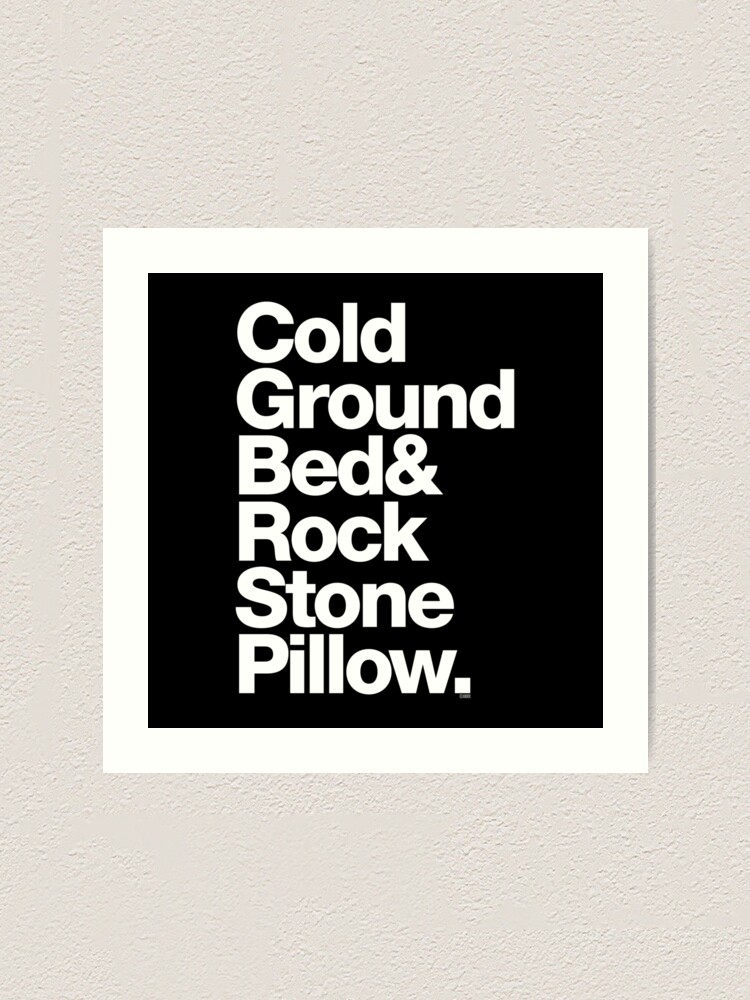 Bob Marley Bed Rock Stone Pillow Threads Art Print By Juk8ox