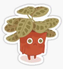 Traurige Pflanze Sticker