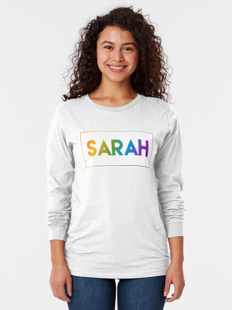 Alternate view of Sarah - Pride Edition Long Sleeve T-Shirt