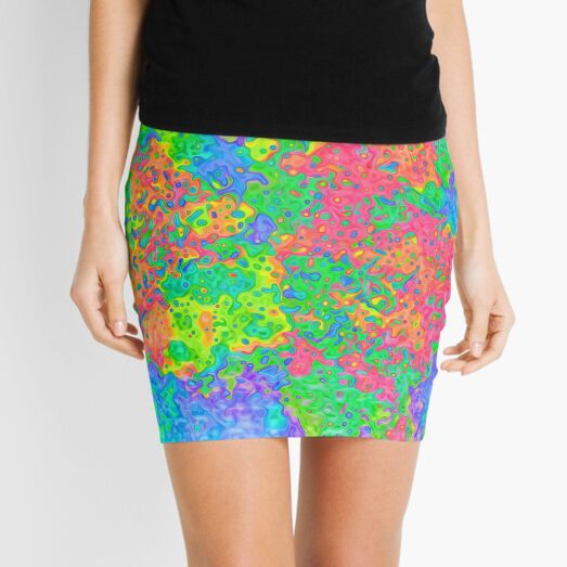 Abstract pattern Mini Skirt