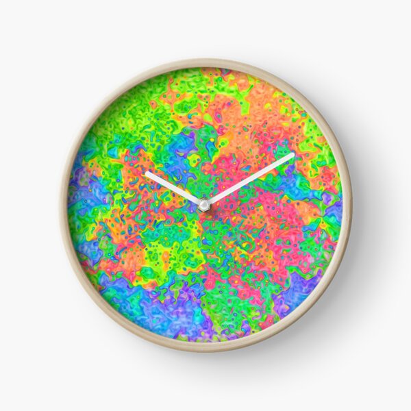 Abstract pattern Clock