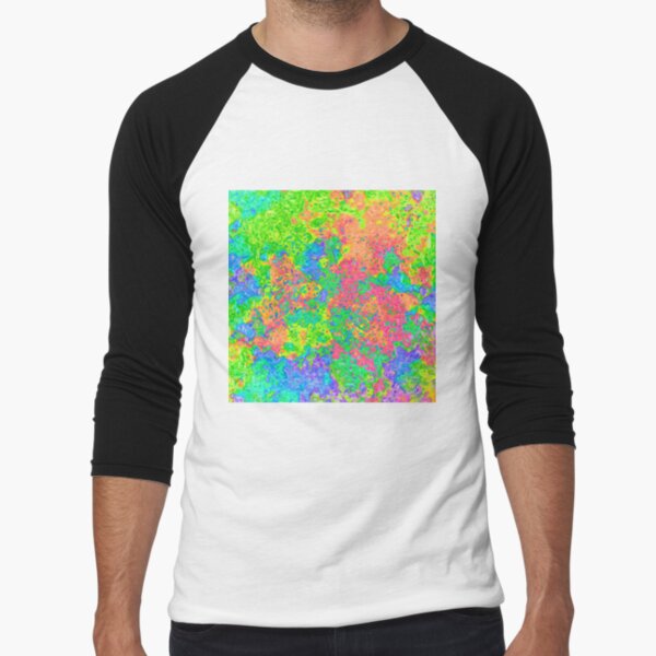 Abstract pattern Baseball ¾ Sleeve T-Shirt