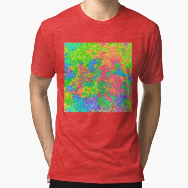 Abstract pattern Tri-blend T-Shirt