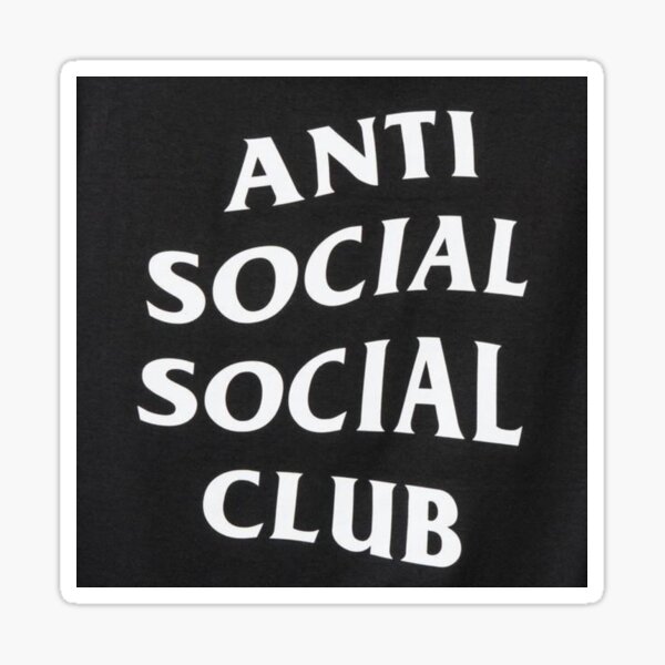 Anti Social Social Club Stickers Redbubble 2862