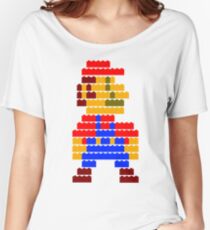 8-bit brick mario Women's Relaxed Fit T-Shirt