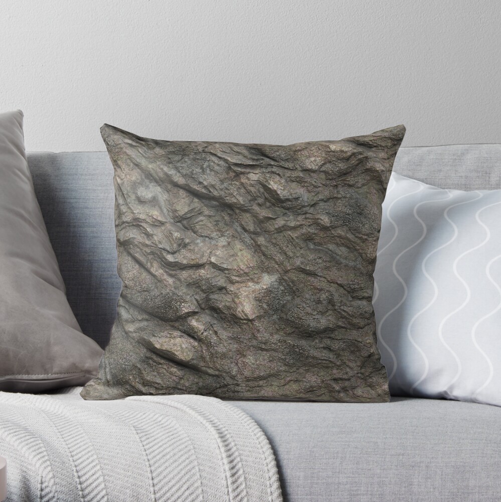 Decorations with stone Throw Pillow
