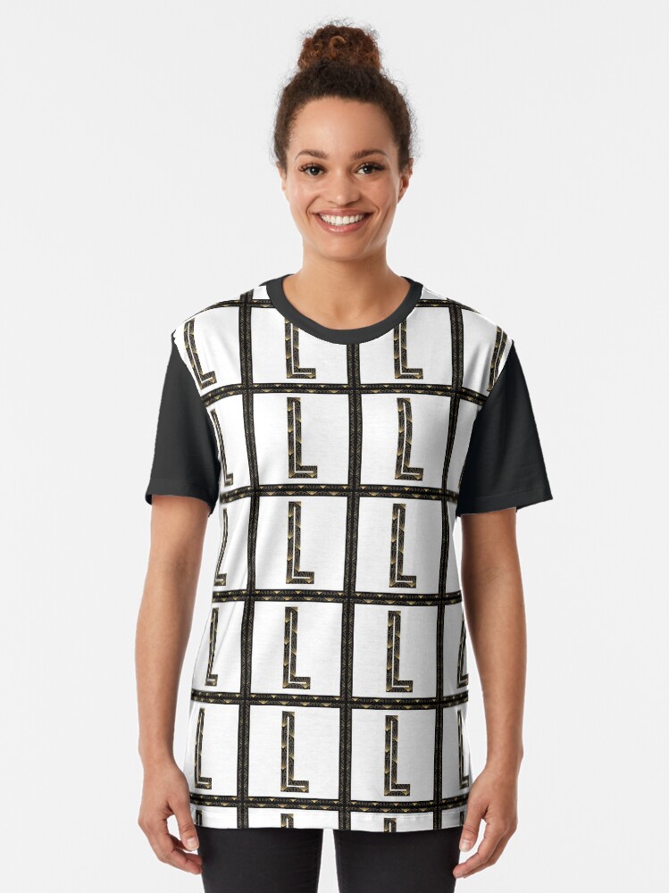 Alternate view of L - Art Deco Edition Graphic T-Shirt