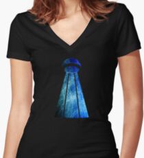 Nikola Tesla Women's Fitted V-Neck T-Shirt