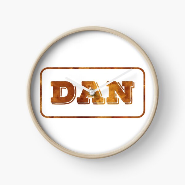 Dan - Red Smoke Edition Clock