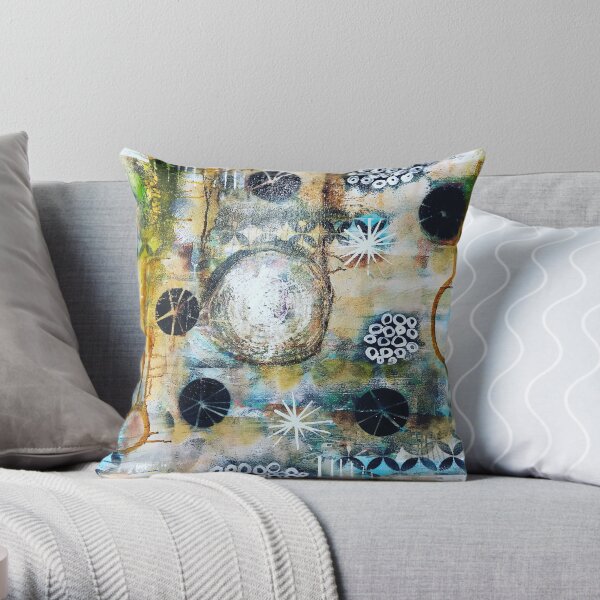 Circles of friends IV Throw Pillow