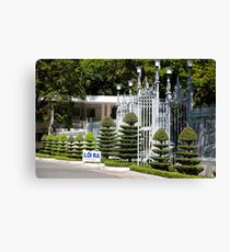 Landscaped Gateway Canvas Print