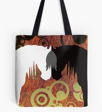 Country Yin & Yang Horses Tote Bag