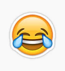 Cry Laughing Emoji Sticker Sticker