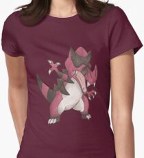 Krookodile by Derek Wheatley Women's Fitted T-Shirt