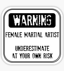 WARNING Sticker