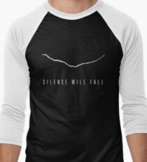 "Silence Will Fall" The Crack (Dark Colors) Men's Baseball ¾ T-Shirt