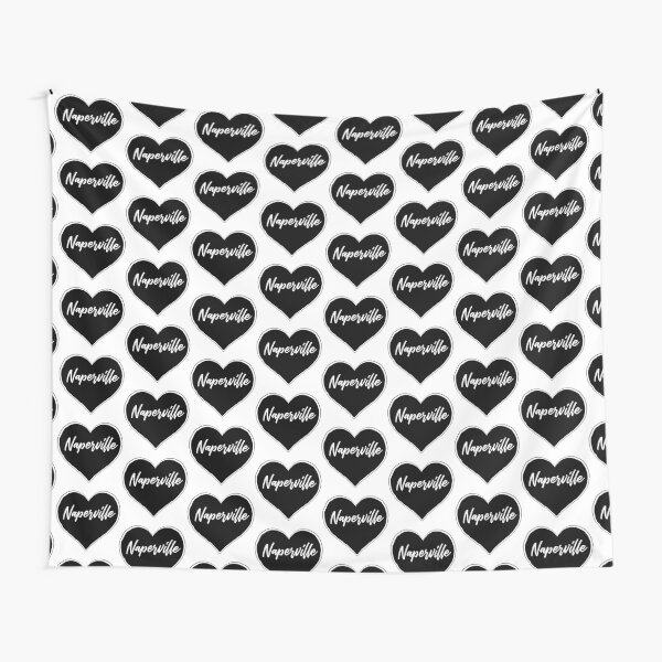 Naperville - Black Heart Edition Tapestry