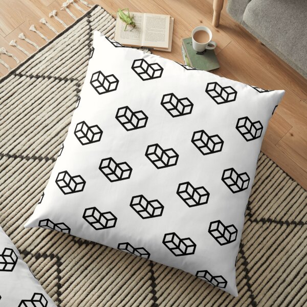 Original VIP logo on white Floor Pillow