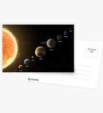 Solar System Postcards