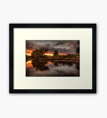 River Light Framed Print