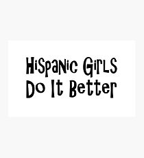 Hispanic Photographic Print