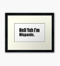 Hispanic Framed Print