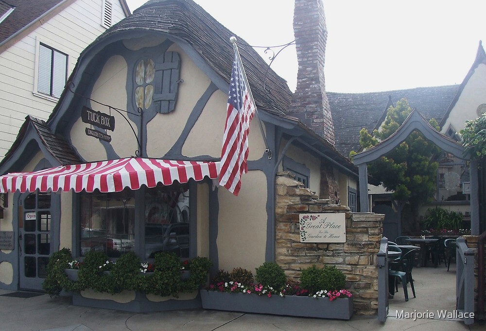 "Tuck Box in downtown CarmelbytheSea" by Marjorie Wallace Redbubble