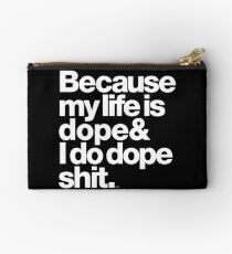 Bolso de mano Porque mi vida es droga - Kanye West Quote